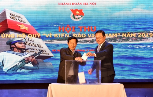 Thành đoàn Hà Nội ủng hộ Qũy “Vì biển, đảo Việt Nam”