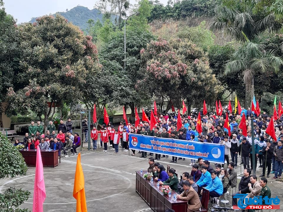 Đông đảo đoàn viên, thanh niên tham gia lễ phát động