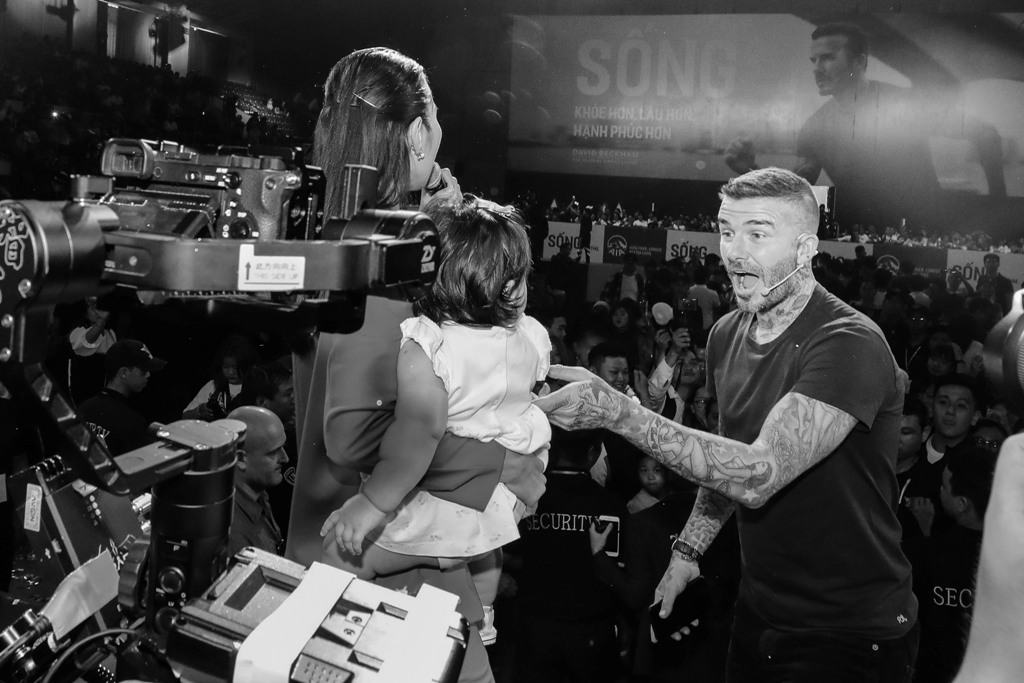 David Beckham tỏ ra rất hào hứng