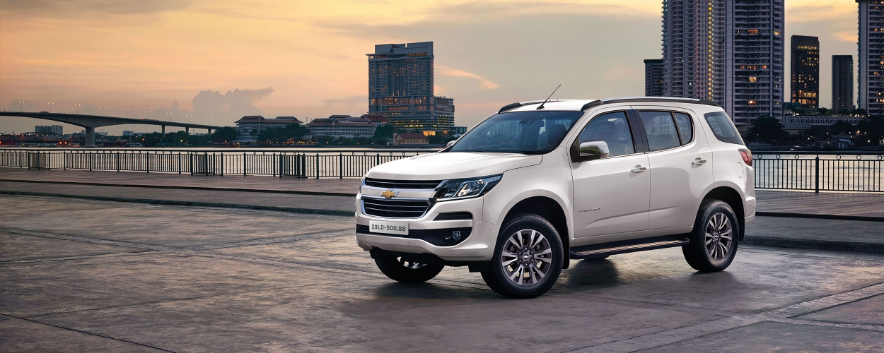 Mẫu SUV thể thao đa dụng Chevrolet Trailblazer có 3 phiên bản cùng 6 lựa chọn về màu sắc.