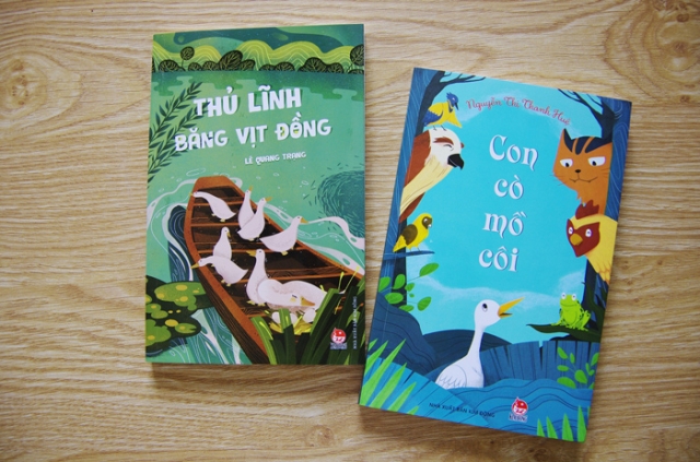 Bìa 2 cuốn sách thiếu nhi vừa ra mắt
