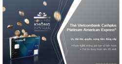 Ưu đãi lớn dành cho chủ thẻ Vietcombank Cashplus Platinum American Express