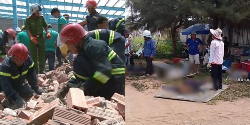Hiện trường vụ tai nạn thương tâm