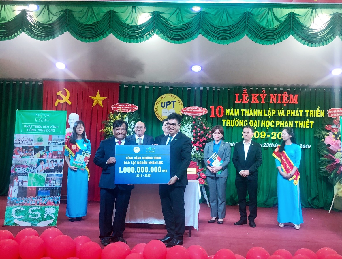 Novaland đồng hành cùng Trường Đại học Phan Thiết nâng cao chất lượng nguồn nhân lực tại chỗ