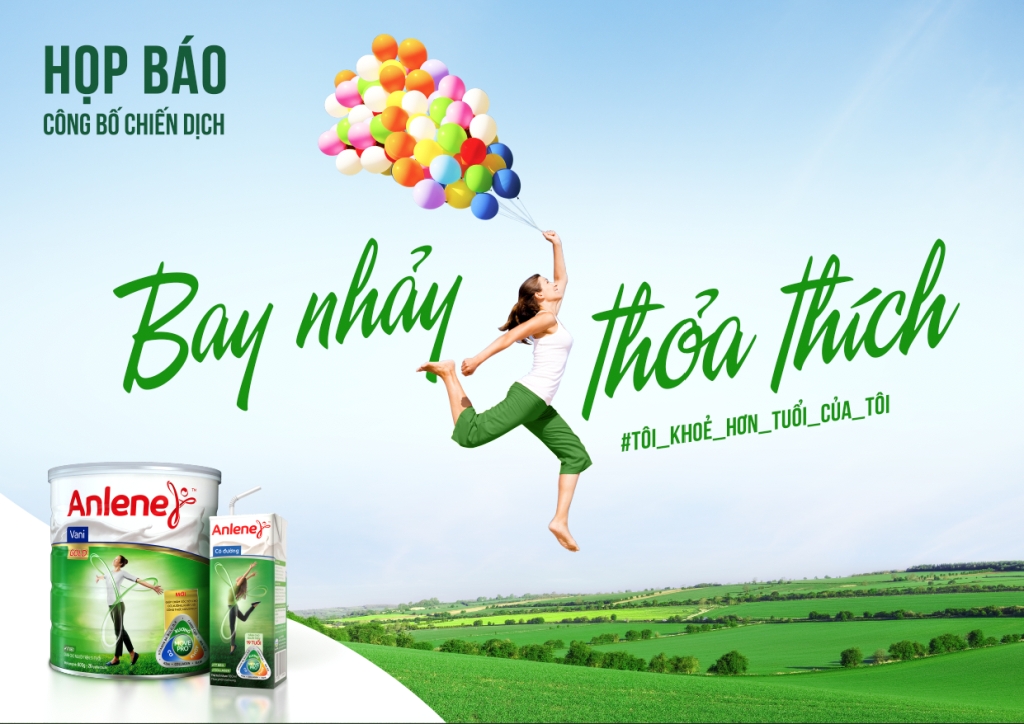 Bay nhảy thỏa thích cùng Anlene