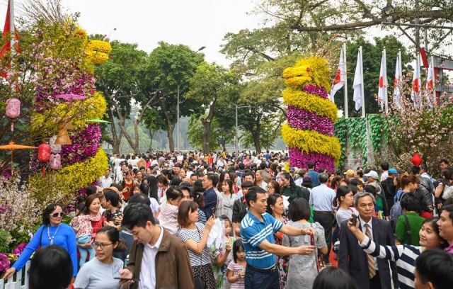 Lễ hội hoa Anh đào Nhật Bản-Hà Nội 2019 kéo dài thêm 1 ngày so với kế hoạch