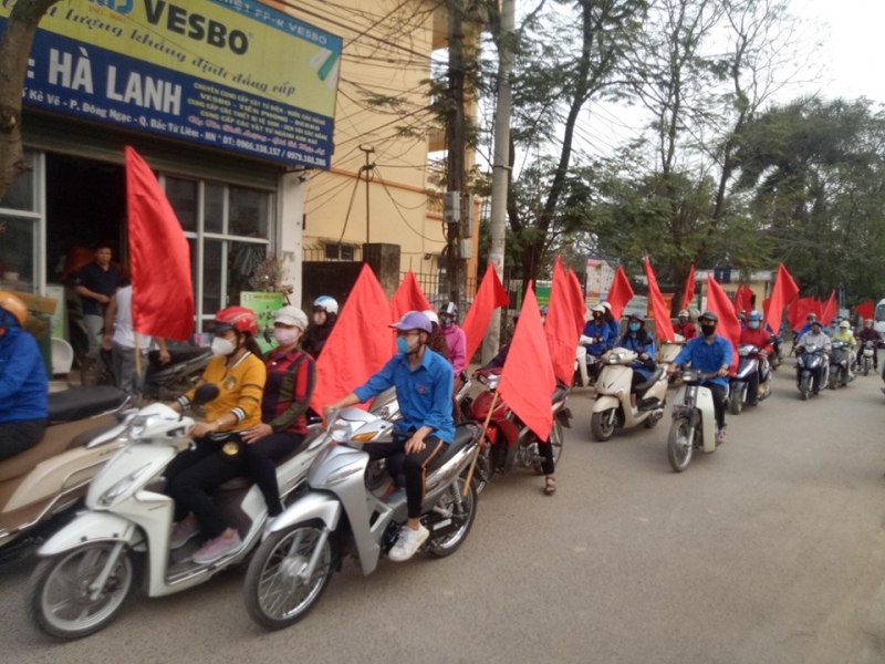 Đoàn viên, thanh niên ra quân tuyên truyền phòng chống dịch bệnh