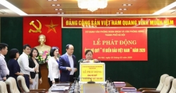 Cơ quan Văn phòng Đoàn đại biểu Quốc hội và HĐND thành phố Hà Nội ủng hộ Quỹ  “Vì biển đảo Việt Nam”