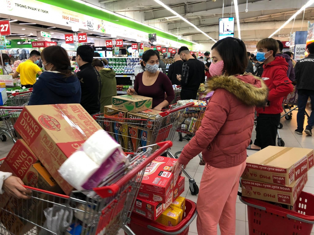 Các siêu thị lớn trên địa bàn Hà Nội khẳng định sẽ đảm bảo đủ nguồn hàng phục vụ người dân