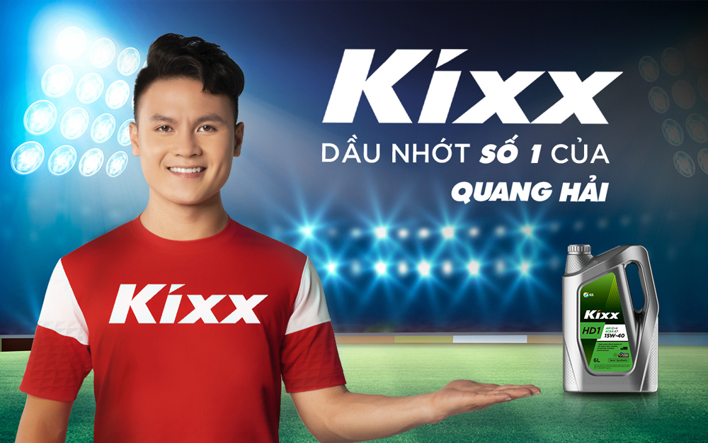 Quang Hải trở thành đại sứ thương hiệu của Kixx tại Việt Nam