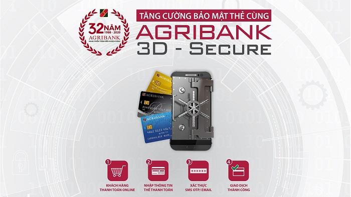 Tăng cường bảo mật thẻ cùng Agribank 3D-Secure