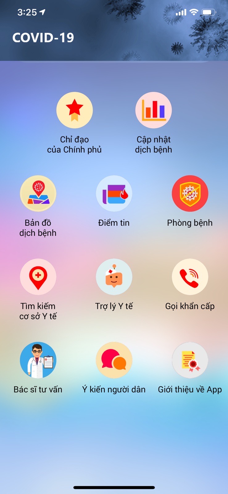 Ứng dụng Y tế COVID-19 nhằm cung cấp cho người dân thông tin, tiện ích đầy đủ, toàn cảnh nhất về dịch bệnh diễn ra trên toàn cầu cũng như trong nước