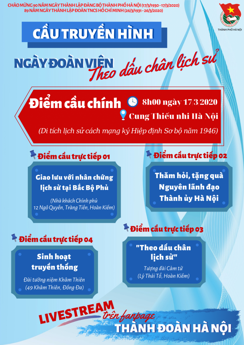 Ngoài điểm cầu chính tại Cung Thiếu nhi Hà Nội sẽ có 4 điểm cầu khác với nhiều hoạt động ý nghĩa