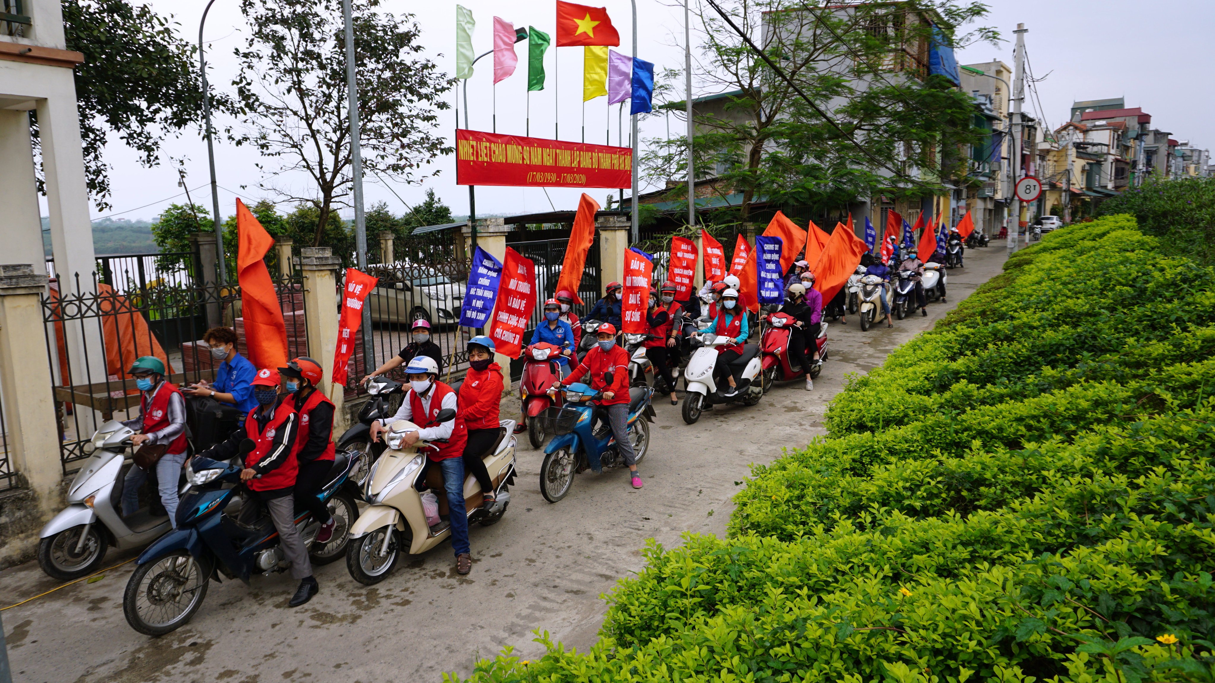 Sôi nổi các hoạt động của tuổi trẻ Hoàng Mai phòng, chống dịch Covid-19