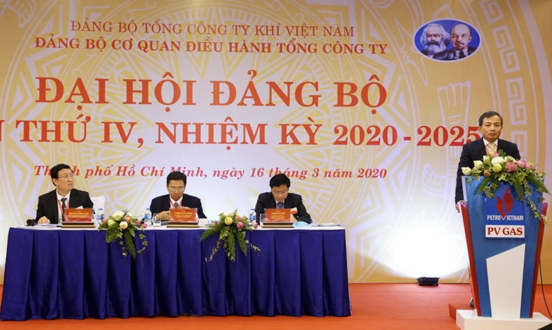 Phát biểu chỉ đạo Đại hội của đồng chí Nguyễn Sinh Khang, Bí thư Đảng ủy PV GAS