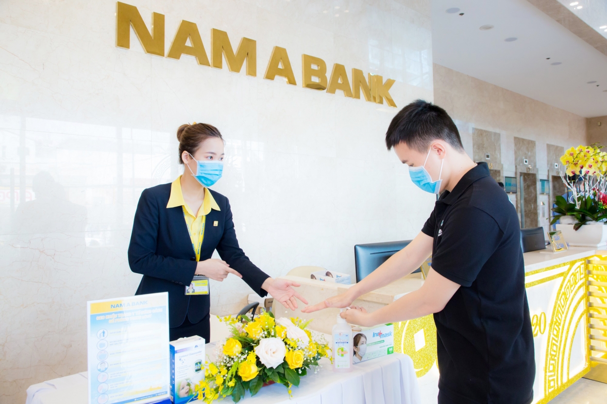 Nam A Bank tích cực thực hiện các biện pháp phòng chống dịch Covid-19 trên toàn hệ thống