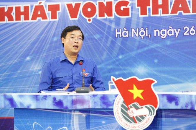 Anh Lê Quốc Phong, Ủy viên dự khuyết Ban chấp hành Trung ương Đảng, Bí thư Thứ nhất Trung ương Đoàn tại chương trình đối thoại