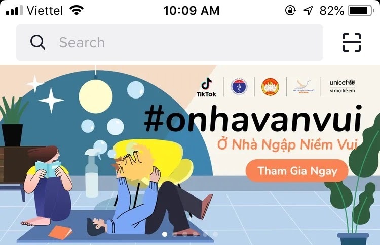 TikTok khởi động chiến dịch “Ở nhà vẫn vui”