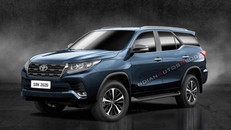 Toyota Fortuner 2021 được trang IndianAutosBlog phác họa