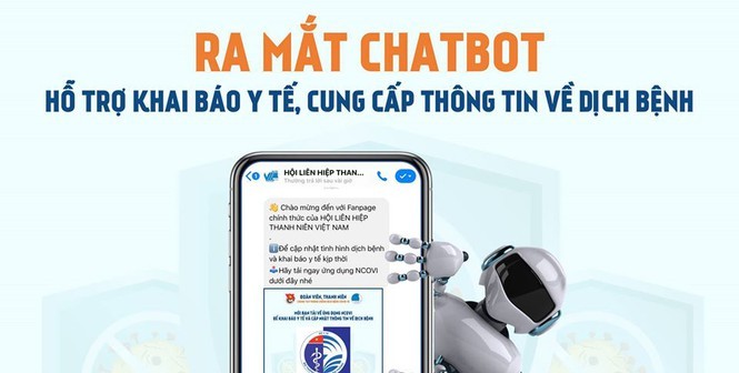 Ra mắt Chatbot hỗ trợ khai báo y tế, cập nhật thông tin dịch Covid-19