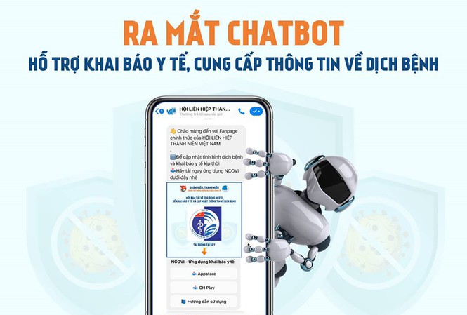 Ra mắt Chatbot hỗ trợ khai báo y tế, cập nhật thông tin dịch Covid-19