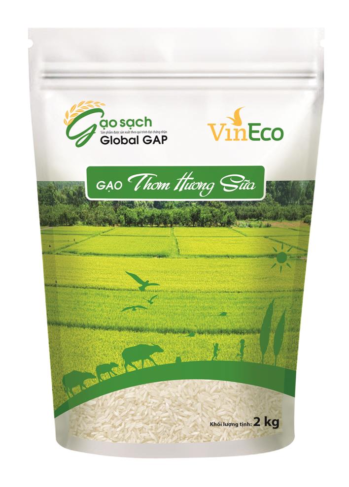 Vin Eco hợp tác với Trung An ra mắt sản phẩm gạo sạch