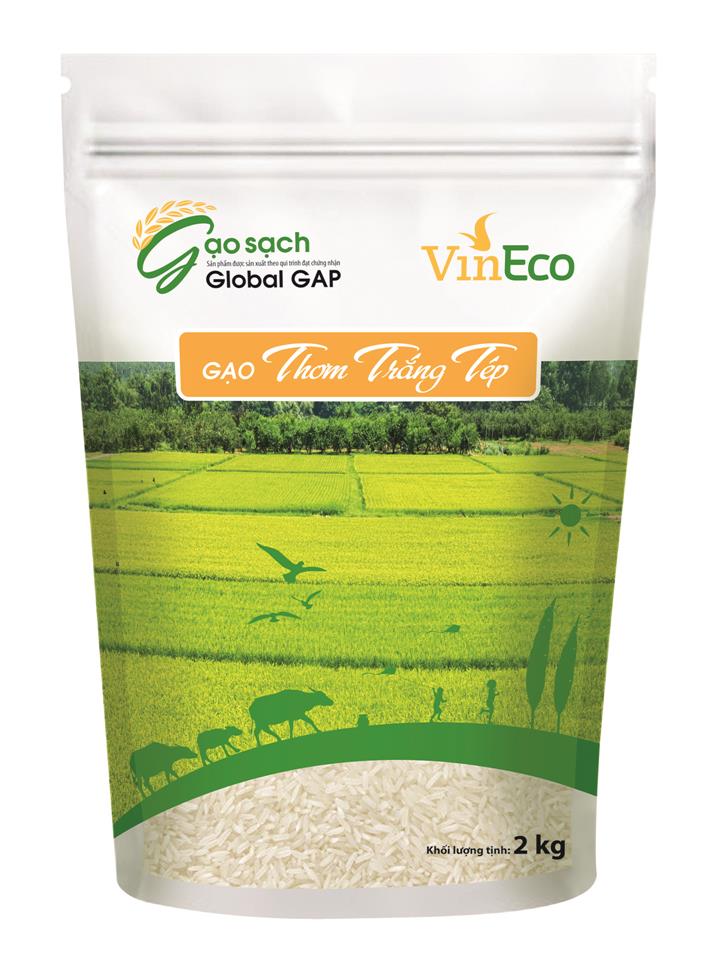 Vin Eco hợp tác với Trung An ra mắt sản phẩm gạo sạch