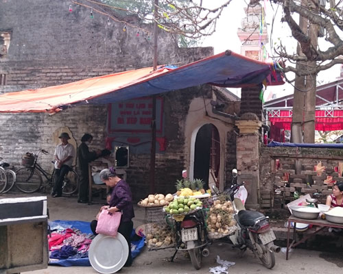 Xã La Phù (huyện Hoài Đức): Chợ tạm 