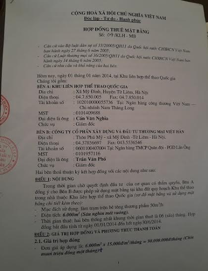 “Đất vàng” trong Khu Liên hợp Thể thao Quốc gia bị “xẻ thịt” - Bài 3: Lộ rõ bản chất tiếp tay cho sai phạm