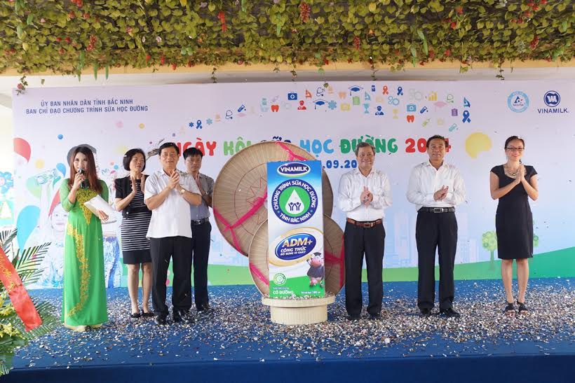 Bắc Ninh chính thức triển khai chương trình Sữa học đường đến tất cả các trường mầm non