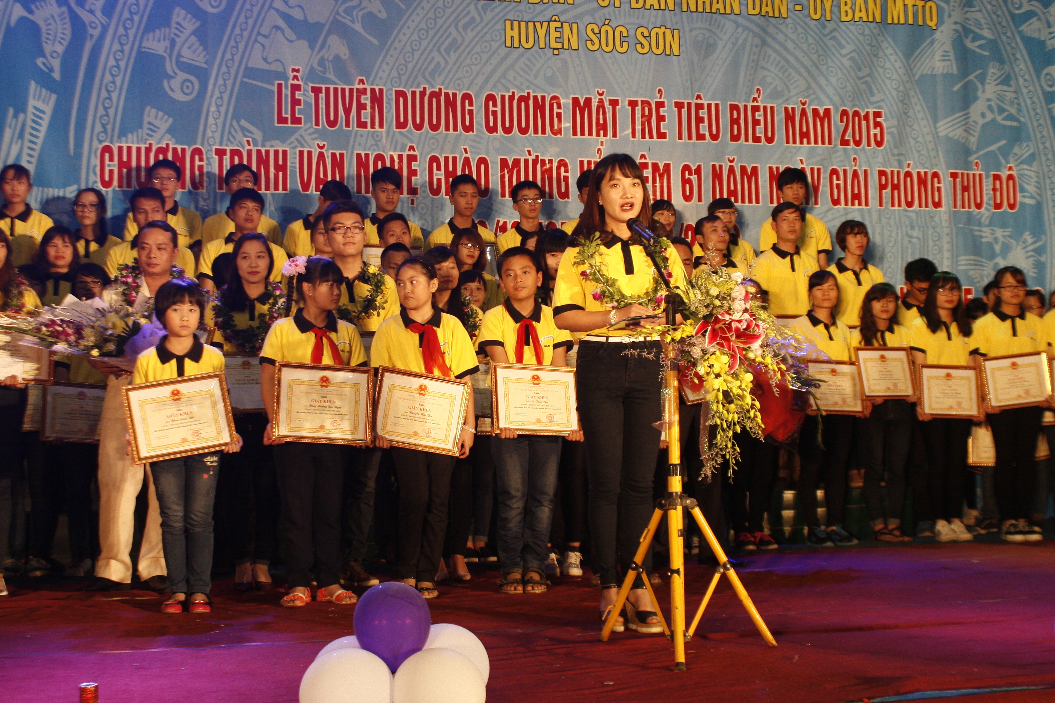 Huyện Sóc Sơn tuyên dương gương mặt trẻ tiêu biểu 2015