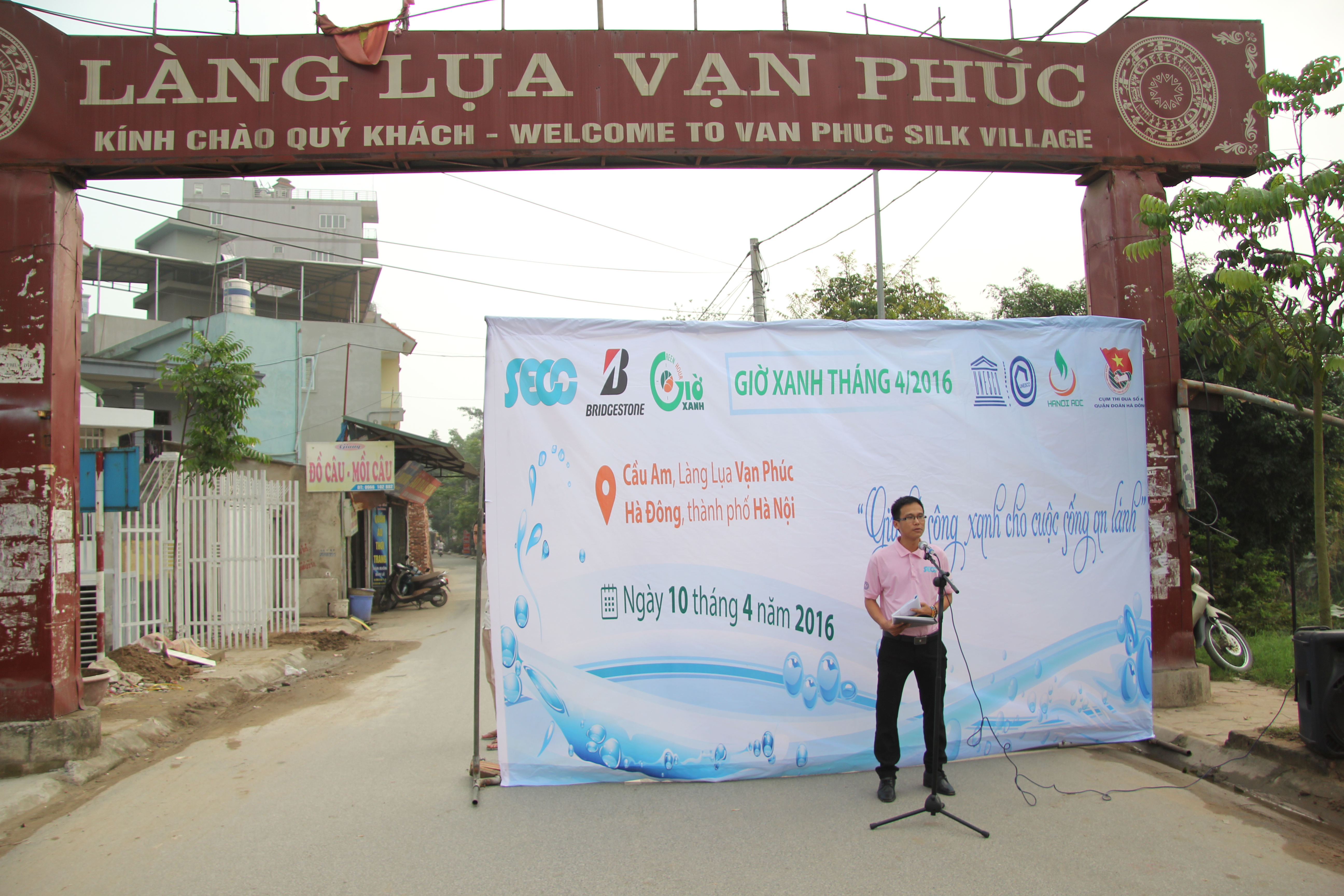 Thông điệp “Giữ hồ sông xanh cho cuộc sống an lành” đến Hà Nội
