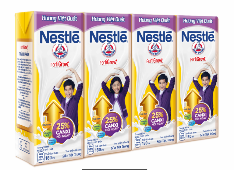 Nestlé Việt Nam ra mắt sữa tiệt trùng cung cấp 25% nhu cầu canxi hằng ngày
