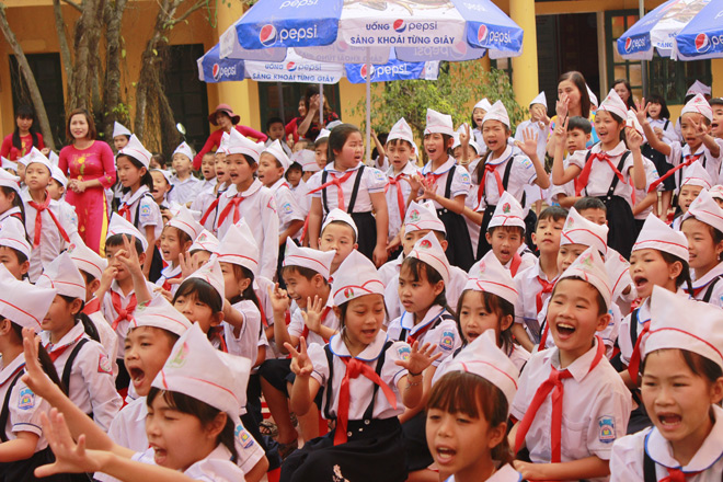 Hàng nghìn học sinh huyện Thanh Oai sôi nổi tham gia Ngày hội 