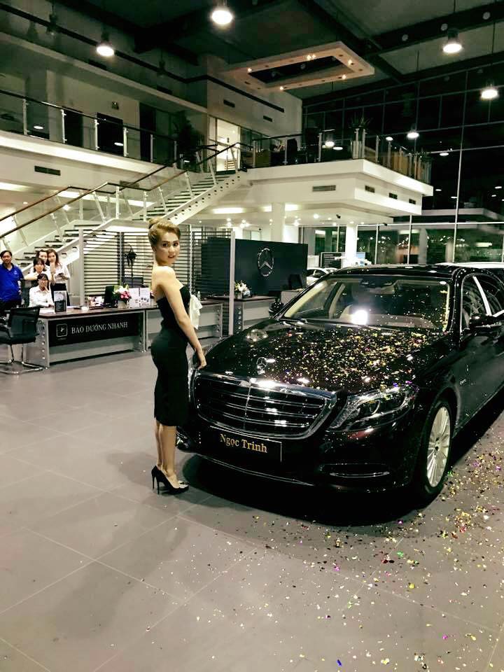 Ngọc Trinh mua Mercedes S500 Maybach 12 tỷ đồng