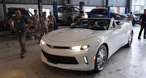 Chevrolet Camaro 2017 mui mềm đầu tiên về Việt Nam