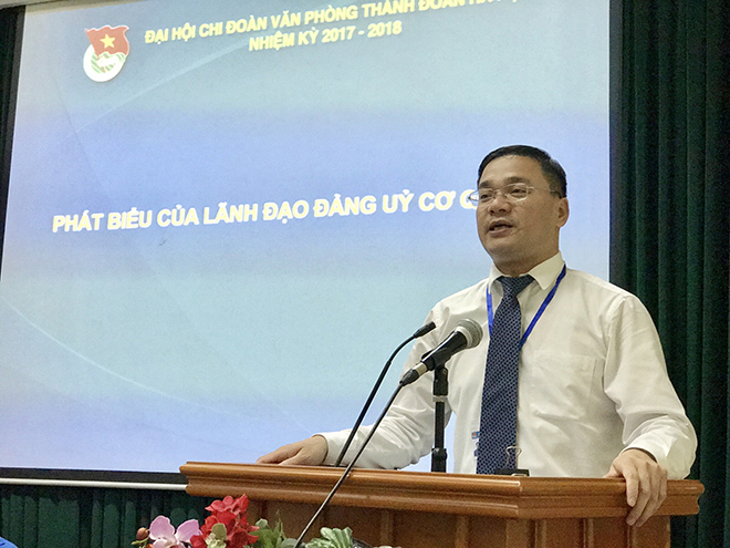 Đồng chí Ngô Văn Thiện giữ chức Bí thư chi đoàn văn phòng Thành đoàn Hà Nội