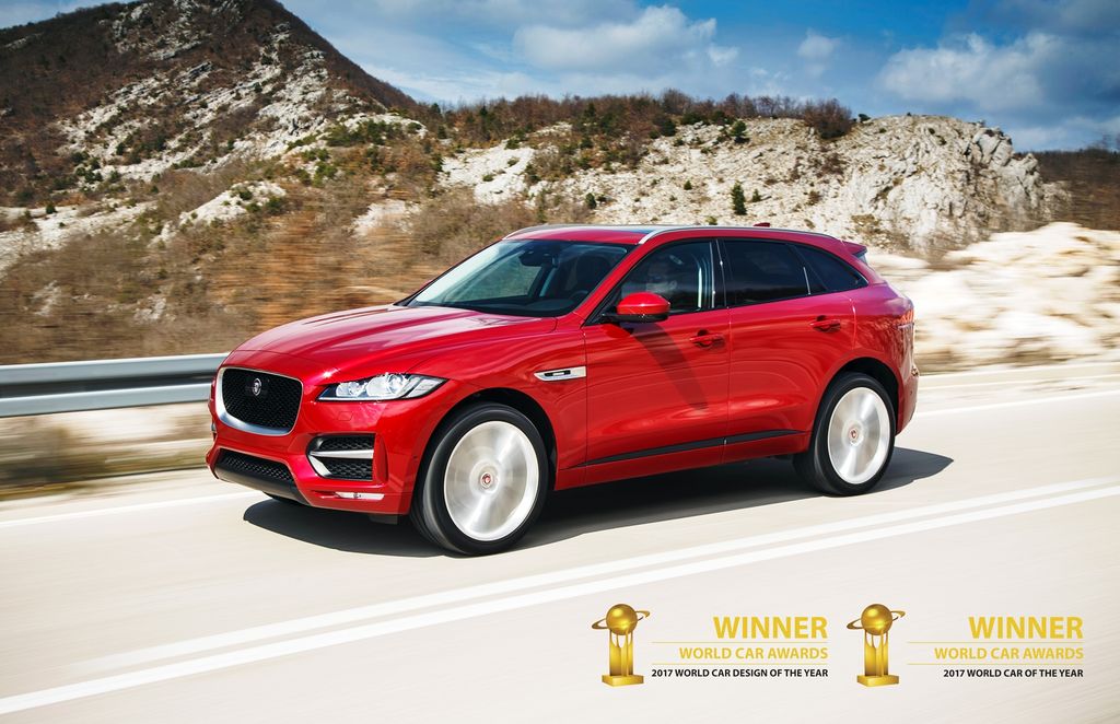 Jaguar F-Pace là mẫu xe đẹp nhất và tốt nhất thế giới năm 2017