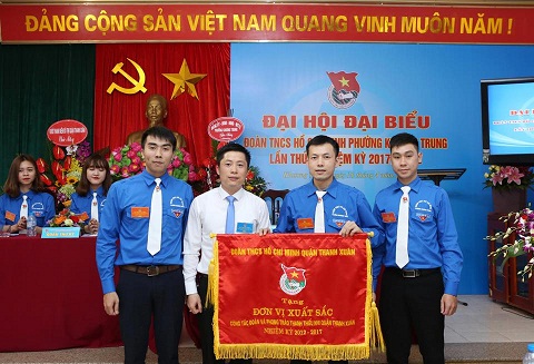 Đồng chí Vũ Hữu Lân tiếp tục  được tín nhiệm giữ chức danh Bí thư Đoàn phường Khương Trung khóa V