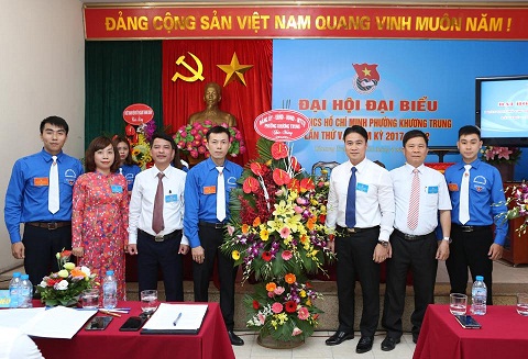 Đồng chí Vũ Hữu Lân tiếp tục  được tín nhiệm giữ chức danh Bí thư Đoàn phường Khương Trung khóa V