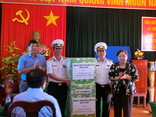 Đoàn Công tác của TP Hà Nội kết thúc chuyến thăm quân, dân huyện đảo Trường Sa