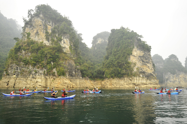 Lâm Bình (Tuyên Quang) đưa loại hình chèo thuyền kayak vào phục vụ du lịch