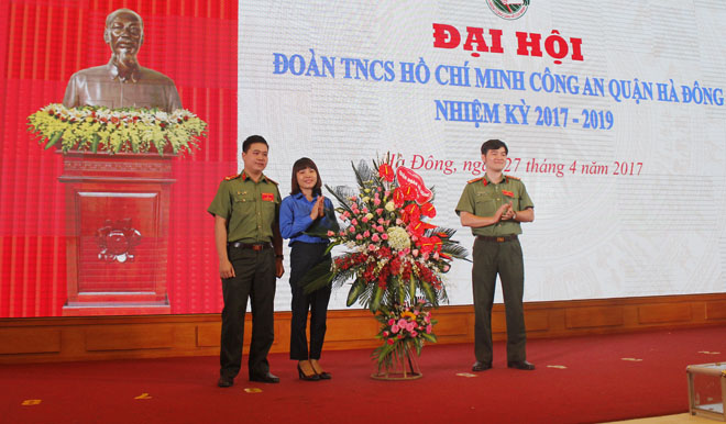Đồng chí Kiều Mạnh Linh tái cử chức danh Bí thư Đoàn thanh niên Công an quận Hà Đông