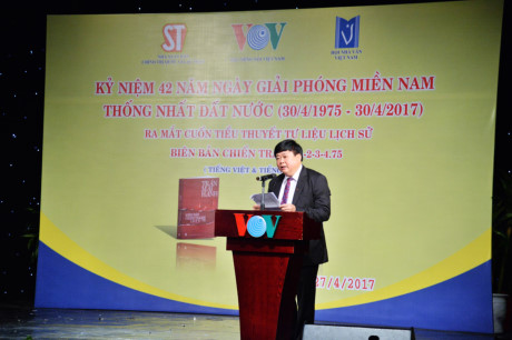 VOV, Hội nhà văn Việt Nam kỷ niệm 42 năm Ngày giải phóng miền Nam, thống nhất đất nước