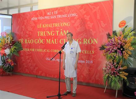 Khai trương Trung tâm Tế bào gốc máu cuống rốn thuộc BV Phụ sản Trung Ương