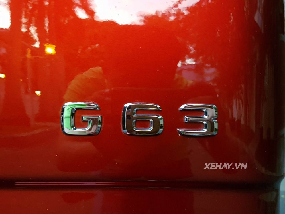 Mercedes-AMG G63 màu Tomato Red độc nhất Việt Nam 
