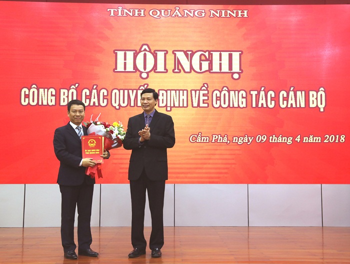 Quảng Ninh: TP Cẩm Phả có Bí thư Thành ủy và Chủ tịch UBND thành phố mới