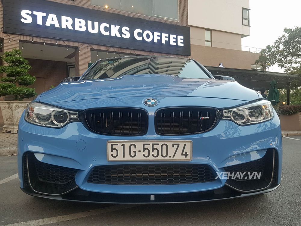 Ngắm BMW M3 sedan màu xanh Yas Marina Blue cực thu hút trên phố Sài Gòn