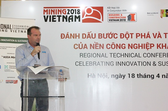 Khai mạc triển lãm quốc tế về khai khoáng tại Hà Nội