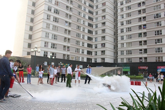 Tập đoàn Nam Cường: Đồng loạt triển khai tập huấn nghiệp vụ phòng cháy chữa cháy tại các khu đô thị